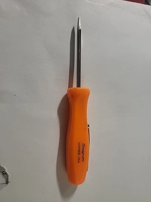 Snap On Tools SPP46B USA Flat Head Tip Screwdriver with Pocket Clip - Image 1 of 4