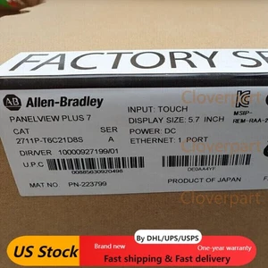 New AB 2711P-T6C21D8S HMI PanelView Plus 7 Graphic Terminal US Free Tax - Picture 1 of 6