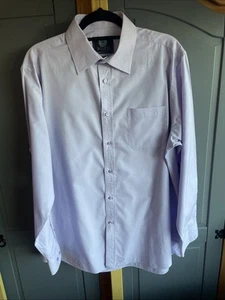 Men’s Lilac Long Sleeved Shirt, Size 50 Inch Chest 17inch Collar By Skopes - Picture 1 of 5