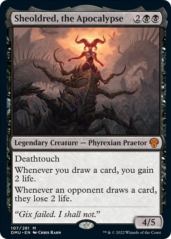 Sheoldred, the Apocalypse 107 LP Normal Dominaria United MTG EN - Image 1 of 1