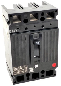 TED134060 GE 60 Amp 480 Volt Circuit Breaker - Next Day Option - Flaw - Picture 1 of 7