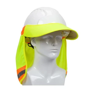 PIP 396-800 Alta Visibilidad Sombrero Duro Visera y Cuello Tono Grande - Imagen 1 de 2