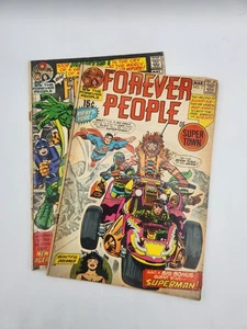 Forever People #1 & 2 1st Full Appearance of Darkseid Comic Lot (2) 1971 READ  - Picture 1 of 17