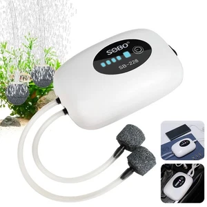 Bomba de aire USB recargable aireador bomba de oxígeno burbujeador de aire portátil para pecera - Imagen 1 de 14