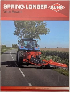 Folleto original de cortacéspedes de borde más largo Kuhn Spring, c 2006 - Imagen 1 de 6