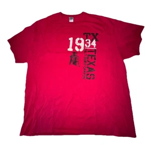 Palo Duro Canyon State Park Texas Mens T Shirt Extra Large XL red cotton 1934 - Picture 1 of 6
