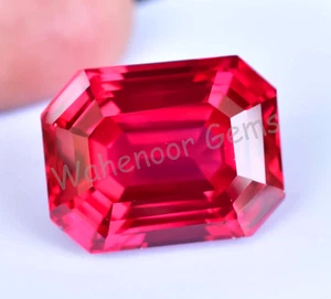 62.75 Ct Natural Red Ruby Emerald Certified Mozambique Stunning Gemstone - Picture 1 of 6