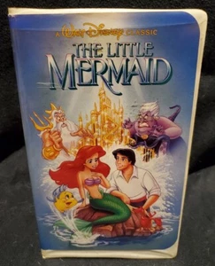 Disney The Little Mermaid VHS 1989 Black Diamond Classic Discontinued Art Cover - Picture 1 of 8