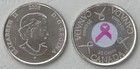 Kanada / Canada 25 Cents Gedenkmünze 2006 Rosa Schleife in Farbe KM# 635 unz.