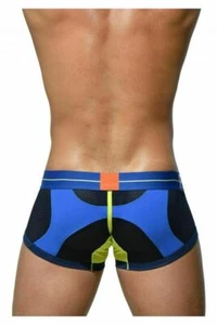 PEQUEÑO Estructura Privada Boxer Momentum-Naranja Baúl Algodón Ropa Interior Azul 3853 1 - Imagen 1 de 5