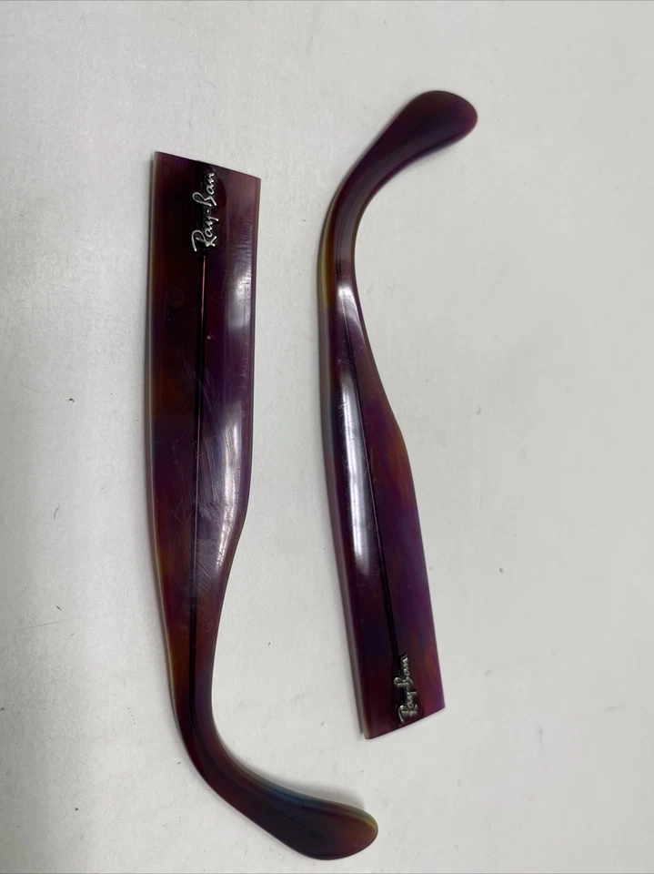 RAY BAN VAGABOND RB 4152 1058/32 PURPLE TEMPLE ARM PARTS ITALY YR29 - Image 1 of 4