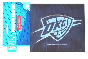 NBA OKC Thunder Window Gráfico - Calcomanía de vinilo cromada plateada 4x5 baloncesto  - Imagen 1 de 2