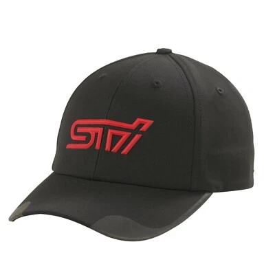 Genuine Subaru STI Logo Fitted Performance Cap Hat Forester Ascent Sti WRX + - Image 1 of 2
