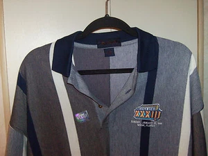 Superbowl XXXIII-1999 Miami Fl Men ShirtNnever Worn,Atlanta vs.Denver Elway End  - Picture 1 of 12