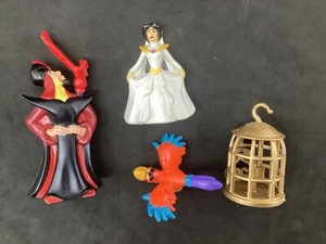 Vintage 1990s Disney ALADDIN Mini Action Figure Toy Lot Jafar Jasmine Lago - Picture 1 of 2