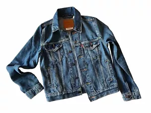 Levi‘s Jeansjacke Original: Schöne Waschung, Brust- und Seitentaschen - Bild 1 von 5
