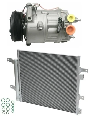 Kit de compressor CA RYC Reman com condensador AIG501 compatível com Jaguar XJR575 5.0L 2018 - Imagem 1 de 4