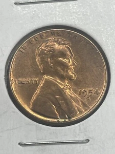 1954 Lincoln Penny Wheat Cent San Francisco Mint - Picture 1 of 12