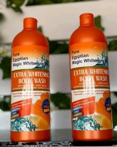 X 1 BOTTLE: Pure Egyptian whitenizer shower gel with Carrot & egg yolk 1000ml - Picture 1 of 1