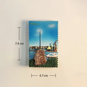 Magnete frigorifero decorazione souvenir turistico Holland Curaçao 3D - Foto 1 di 5