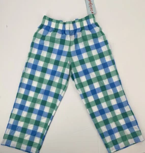 Cat & Jack™ Girl's Plaid Sleep Modern Pink Pajama Pants Blue White GreenXS(4-5) - Picture 1 of 8