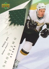 2003-04 Upper Deck Hockey Shooting Stars JERSEY Steve Ott