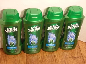 Lot of 4 Irish Spring 24 HR Fresh Moisture Blast Body Wash 18 Fl Oz - Picture 1 of 2