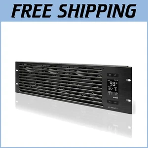 Dual Ball Bearing 3U Rack Mount Fan - Intelligent Airflow System for AV Gear - Bild 1 von 9