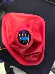 BMW Red LED Gear Shift Knob & Boot for BMW E39,E36,E46 – 6 Speed Illuminated - Picture 1 of 2