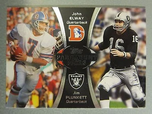 *Raro* Coppia Topps Paramount 2012 #PAEP John Elway / Jim Plunkett - Foto 1 di 2