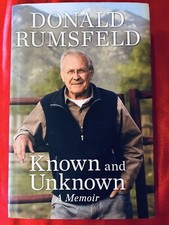 Donald Rumsfeld 1st/1st Known and Unknown - Autobiography Very Good
