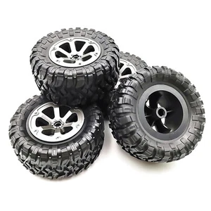 4 Pack Durable Rubber Wheel Tire Rim For WPL B16 B36 B-14 C14 1/16 RC Car Truck - Picture 1 of 15