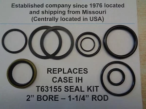 T63155 Case IH Replacement Seal Kit for 2" Bore - 1-1/4" Rod (Not OEM) - Picture 1 of 2