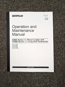 Manuale manutenzione proprietario pala gommata Caterpillar Cat 938G serie II 2 - Foto 1 di 1