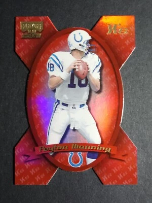 Playoff Momentum SSD X 1999 #123 PEYTON MANNING SN#/300 REFRACTOR ROJO TROQUELADO Foto 1 de 4