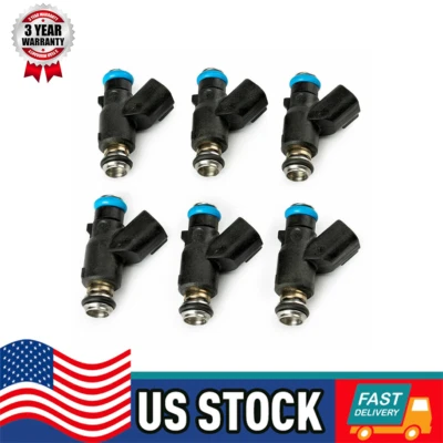 6Pcs Fuel Injectors 35310-3C000 For Hyundai Azera 3.3L 2007 2008 2009 2010 2011 - Image 1 of 4