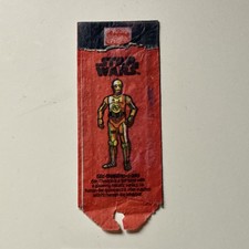 Star Wars Lyons Maid C-3PO X Wing Vintage Ice Cream Lolly Wrapper Promo 1977