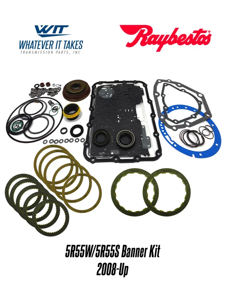 Ford 5R55W 5R55S Transmission Banner Rebuild Kit 2008-Up With Bonded Piston - Image 1 of 1