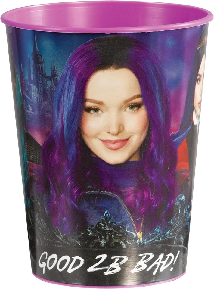 Descendants 3 Movie Disney Theme Kids Birthday Party Favor 16 oz. Plastic Cup - Image 1 of 1