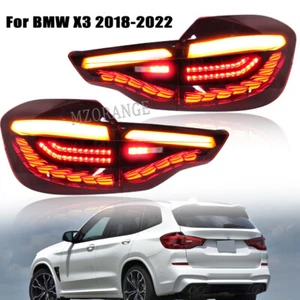 Luz trasera LED dinámica roja para BMW X3 G01 G08 2018 2019 20-2022 luces de freno traseras - Imagen 1 de 13