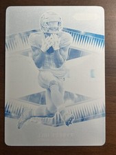 Tyreek Hill 1/1 Cyan Printing Plate 2022 Panini Prizm Chronicles Chiefs Dolphins