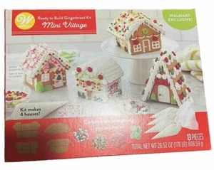 Wilton Mini Village GINGERBREAD Kit Ready-to-Build 13 Pieces - Bild 1 von 4