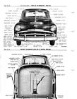 Reprint Collision part numbers for 1951 & 1952 Plymouth cars Mopar parts book
