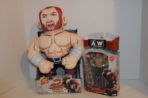 Jazwares AEW Kenny Omega 2 Figure Lot: Street Fighter Akuma & Wrestling Buddies - Picture 1 of 11