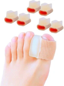 4-12pcs Gel Toe Spacer Separators, Bunion Corrector for Overlapping Toe - Picture 1 of 6
