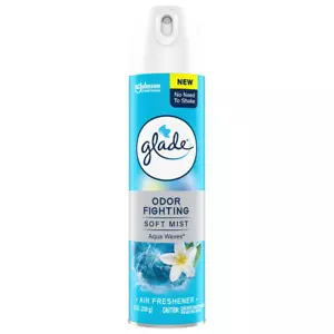 1 PACK Glade Air Freshener Spray, Aqua Waves Scent, Fragrance Infused, 8 oz - Picture 1 of 3