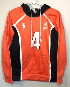 Haikyuu!! Hinata Shoyo Nishinoya Yuu Cosplay Uniform Hoodie Sweatshirt -  Small - Picture 1 of 4