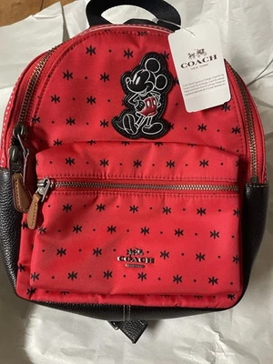 Mochila Coach Mickey Mouse nueva con etiquetas Foto 1 de 4