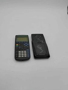 Texas Instruments TI-83 Plus Graphing Calculator Black with Cover Tested - Picture 1 of 3