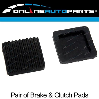 Pair of Brake + Clutch Pedal Rubbers for Toyota Dyna 1979 to 1995 - image 1 of 3